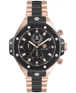 Мужские часы-хронограф Royal с двухцветным браслетом 46 мм Philipp Plein