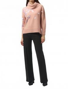 Joseph Ribkoff Плотные вязаные брюки с широкими штанинами, черные