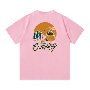 Футболка для школьников с круглым вырезом Moderate Jeep, sky розовый