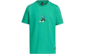 Детская футболка Adidas, зеленый