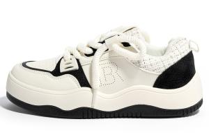 Кеды, скейтборд обувь женская низкая Renben, бежевый/розовый