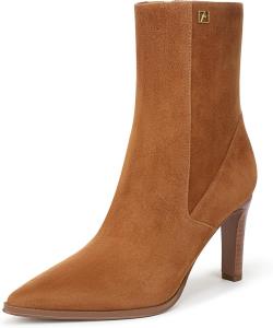 Женские ботильоны Franco Sarto L-appia, Saddle Brown Suede
