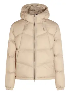 Пуховая куртка с капюшоном K-Way, нейтральный