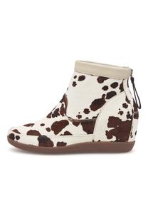 WODEN Ботинки 'Emmy Animal' в белом цвете