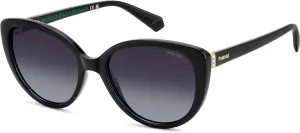 Солнцезащитные очки POLAROID PLD 4176/S/X 807 ЧЕРНЫЕ 56/18/145 ДЛЯ ЖЕНЩИН, Black/ Grey Shaded Polarized
