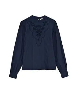 Женская блузка Нара, бесконечный темно-синий цвет The New Society, синий