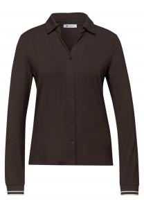 STREET ONE Рубашка в шоколадном цвете