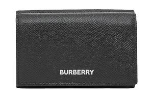 Burberry Кожаный бумажник мужской черный