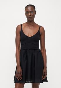 Повседневное платье MIXED MEDIA MINI Gap Tall, черный