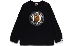 Детская толстовка A Bathing Ape, черный