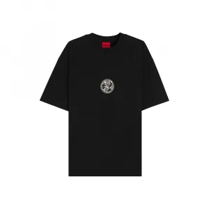 Футболка с коротким рукавом HUGO Dwresto 10271169 01, черный