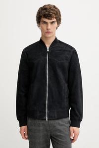 Замшевая куртка-бомбер ZEALAND Allsaints, черный
