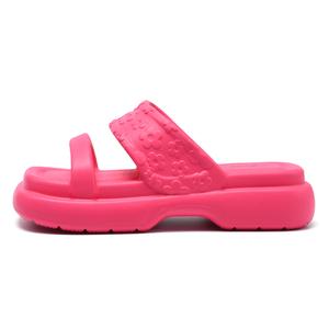 EXULL Q Тапочки-слайды EVA женские, розово-красные