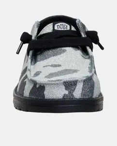 Женские шнурованные туфли из ткани HeyDude, серый