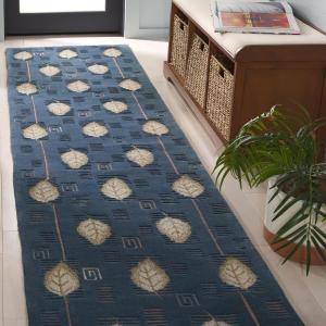 Ковер-дорожка SAFAVIEH, 77 x 305 см, Berkeley Collection, Assorted, ручной работы из шерсти, идеально для помещений с высокой проходимостью в гостиной, спальне (BK46D)