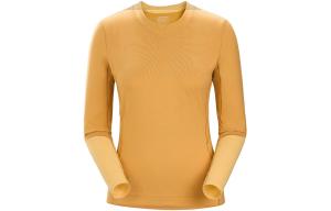 Футболка RHO LT с цельнокроеным рукавом для женщин Arcteryx, rhythm желтый/retreat