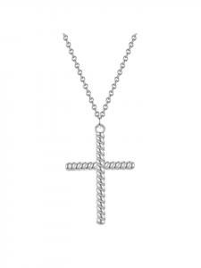 Glanzstücke München Колье Kette Kreuz aus Sterling Silber in silber