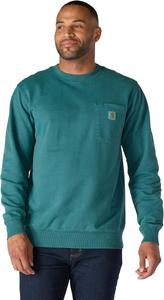 Carhartt мужская толстовка с карманом Relaxed Fit Midweight Garment Dye French Terry, Greenstone