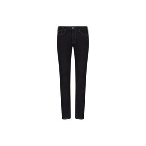 Logo Plaque Skinny Jeans EMPORIO ARMANI, синий