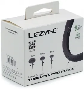Трубчатые профессиональные заглушки Lezyne, Black