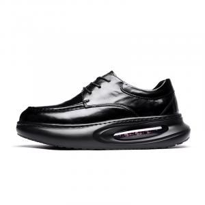 Ignition Мужские повседневные туфли черные низкие кожаные (размер на один меньше, чем у спортивной обуви)