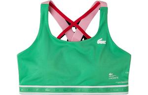 Женский топ LACOSTE, зеленый