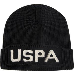 U.S. POLO ASSN. Акриловая вязаная шапка унисекс, Black
