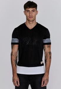 Футболка с принтом SIKSILK, черный