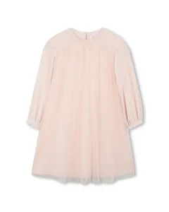 Длинное розовое платье для девочки Billieblush, светло-розовый