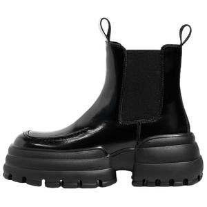 MIS. DANNY Черные женские короткие челси-ботфорты