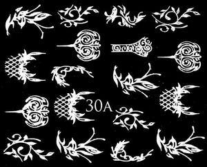 Водные наклейки для ногтей - №30А, Raisin