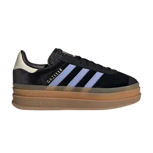 Кроссовки Adidas Gazelle Bold J, Core Black Blue Spark