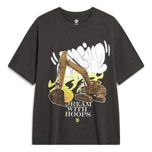 Футболка с рисунком badfive Li-Ning, черный