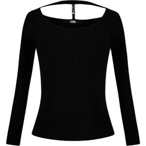 Футболка KARL LAGERFELD SS25 Regular женская KARL LAGERFELD/Karl Lagerfeld Jeans, черный