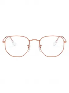 Очки в геометричной оправе Ray-Ban, розовый