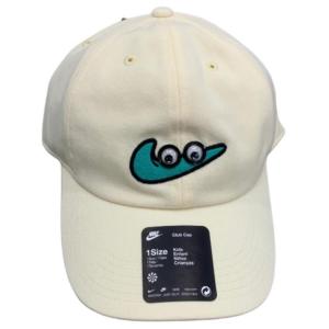 Детская бейсболка из полиэстера Nike цвета кокосового молока/сливок