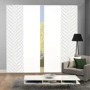 Раздвижная занавеска MURRAY набор из 4 шт. Панельная каретка 4 шт., раздвижная гардина с цифровой печатью, набор из 4 шт. MURRAY Home Wohnideen, серый