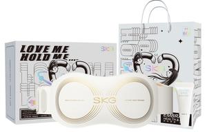 SKG Пояс для прогревания живота с графеновым нагревом и массажем, легкий и дышащий, с Bluetooth и умным камнем W7