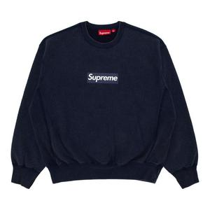 Свитер Supreme Washed Box Logo Crewneck, Navy