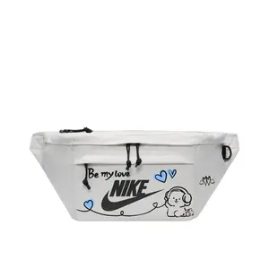 Nike Унисекс поясная сумка ручной работы с принтом в стиле стритвир, Couple's, Small Blue