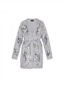 Faina Женский кардиган светло-серого цвета