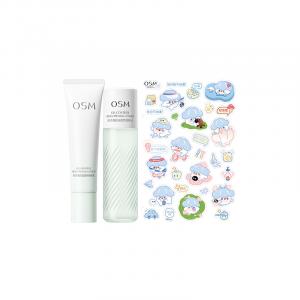 Набор для ухода за кожей с контролем жирности и осветлением успокаивающий, подтягивающий, увлажняющий 120 мл тоник + 100 мл эмульсия OSM