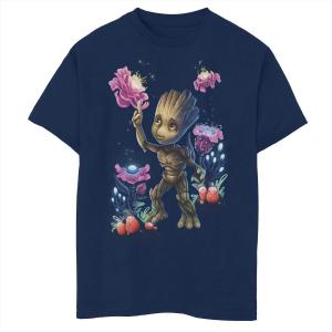 Футболка с рисунком «Groot Plants» для мальчиков 8–20 лет Marvel Guardians Of The Galaxy Marvel