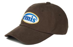 Emis Хлопковая бейсболка унисекс коричневая, Brown