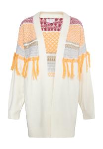 Вязаный кардиган IZIA Eyota, белый