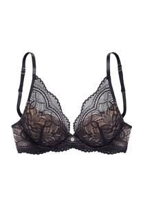 Бюстгальтер Vivianna push-up с регулировкой Lascana, черный