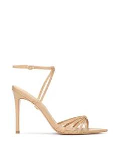 Кожаные босоножки с эффектным ремешком Kazar, коричневый