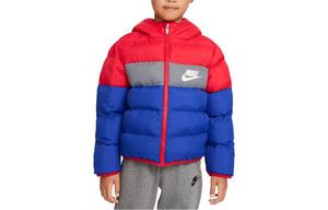 Детские стеганые куртки Nike, цвет Game Royal