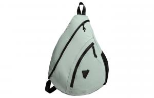 Полиамидная сумка-слинг унисекс цвета пыльный зеленый Adidas