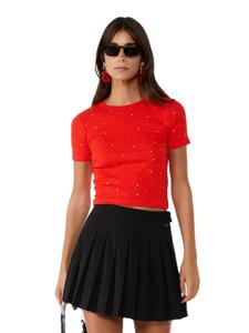 No Matter What Футболка в ярко-красном цвете